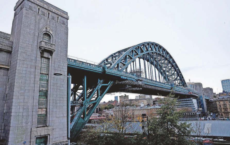 Tyne Bridge restoration work 25% completed