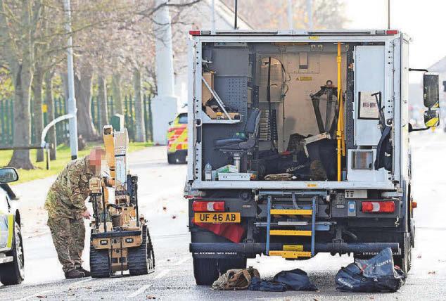 Two held after shop bomb hoax