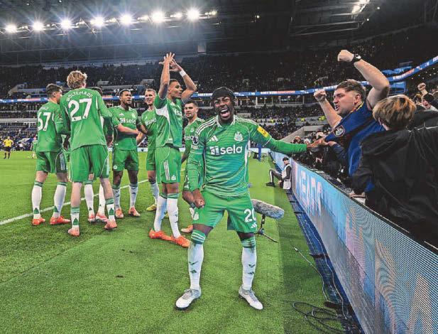 It's seventh heaven for birthday boy Eddie