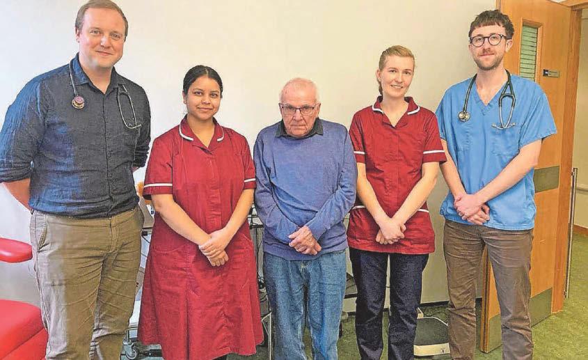 James is 'giving back' by signing up to COPD trial