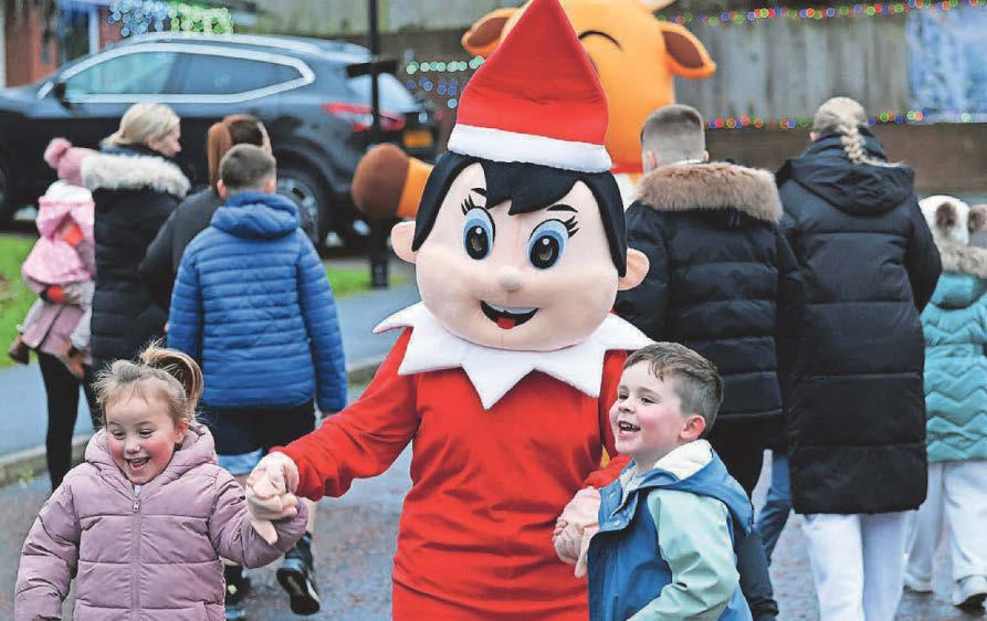 December to remember on a very festive street