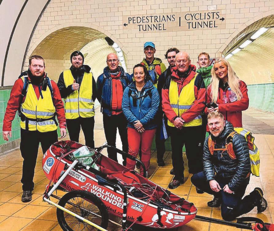 Trek for Armed Forces charity finishes in city