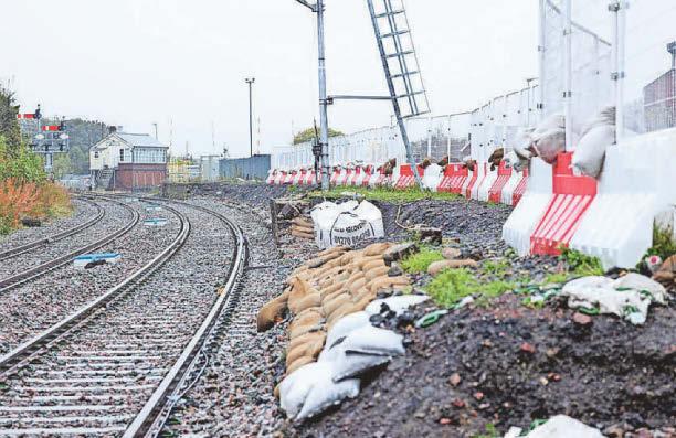 Rail station contractors report 'great progress'