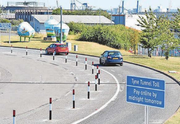 Tyne Tunnel toll prices set to rise 10p for cars and 20p for heavier vehicles