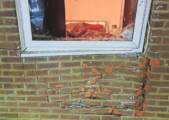 OVER £40K OF DAMAGE IN 'LUDICROUS' ATTACK
