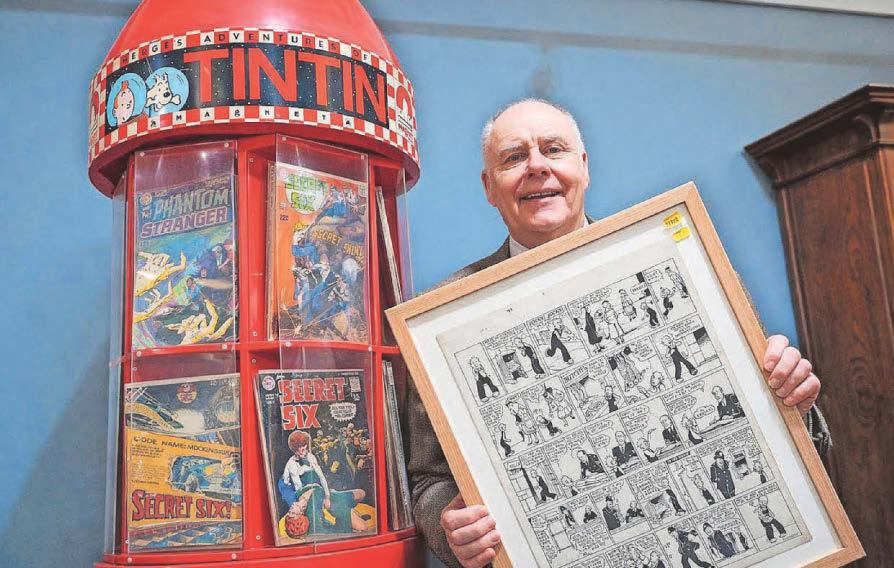 Renowned comic fan's collection to be auctioned off