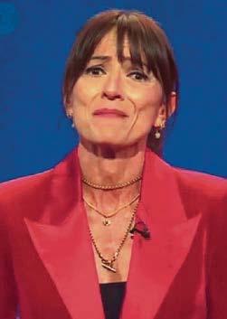 Host Davina's tears for cheers
