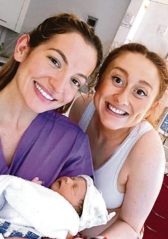 'I will deliver my own baby'