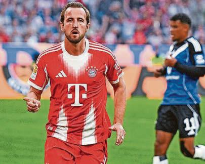 Bayern Serge ahead in high five for Kane
