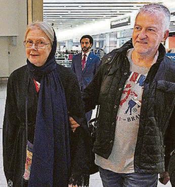 Taliban couple back in the UK