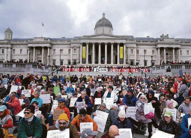 Protests go on despite pleas from police after attack on synagogue