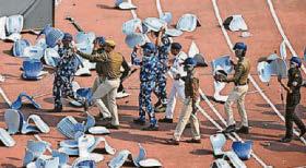 Indian fans in riot over Messi