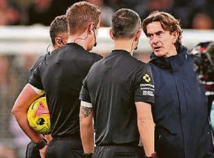 FRANK LEFT SEEING RED BY KOP WIN & THE REF