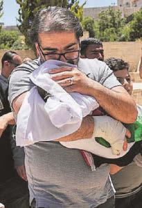 Baby killed by Israelis firing at a family car