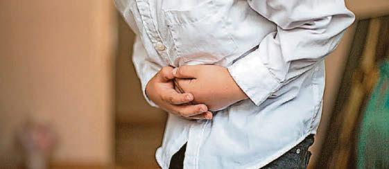 Bravery in the face of a bout of 'tummy trouble'