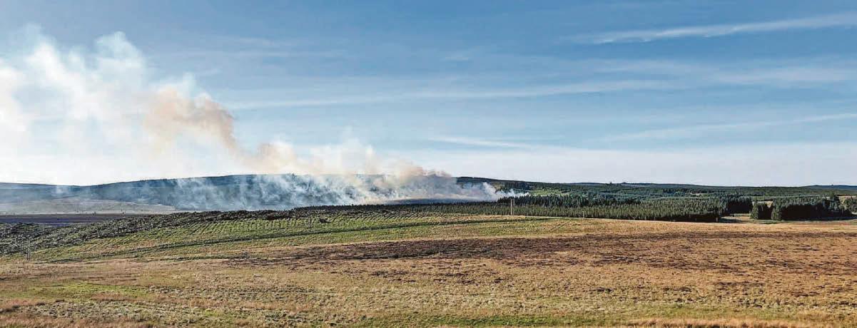 High risk alert as wildfire takes days to extinguish