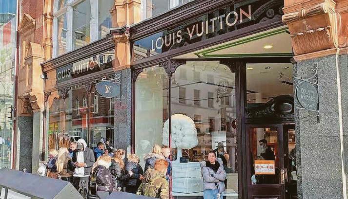 Louis Vuitton UK sales fall by £90m after luxury spending dip