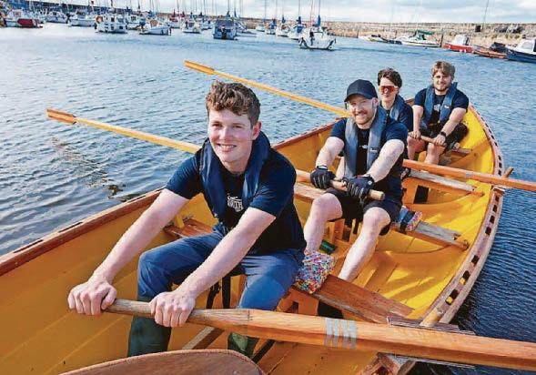 Teenager proud to row in the wake of a legend