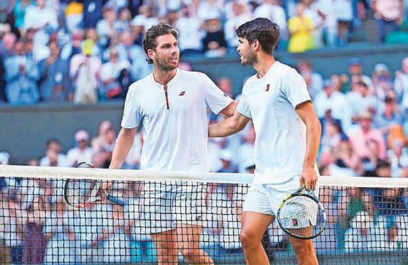 Last British hope Norrie swept aside by Alcaraz