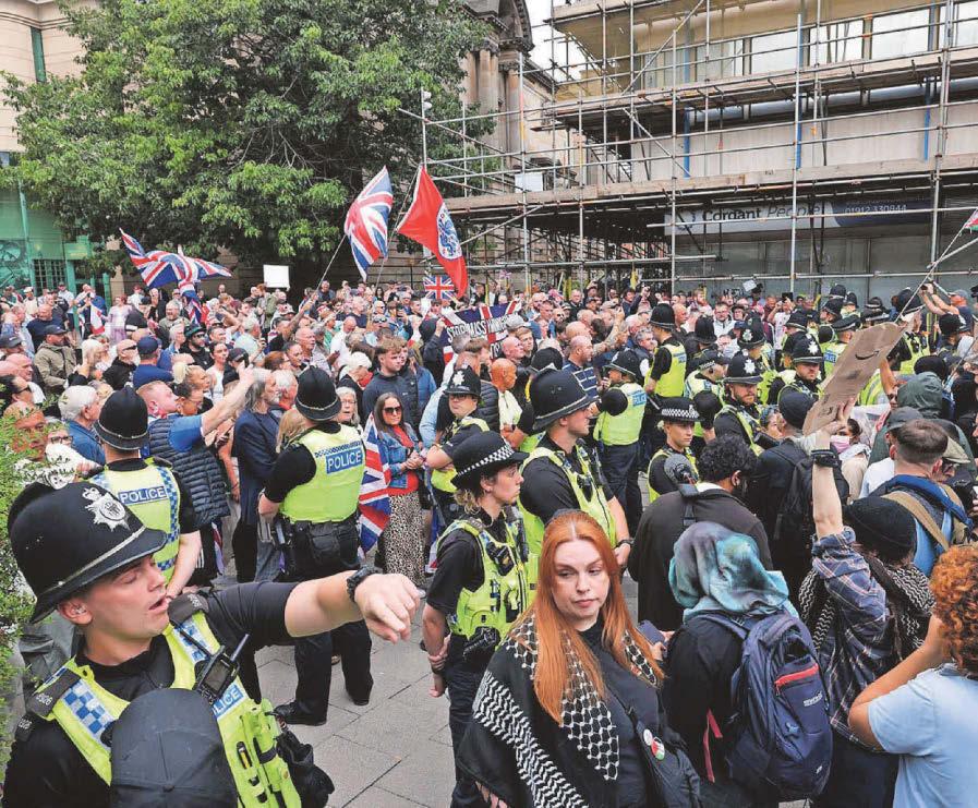 One man charged in the wake of city centre protest