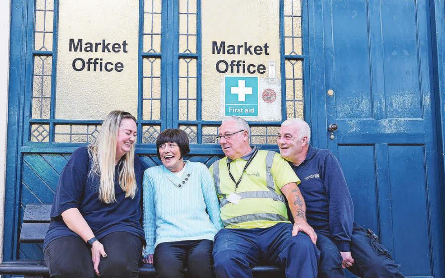 Market staff save life of collapsed shopkeeper