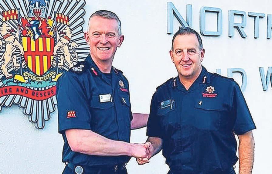 Fire chief leaves service after earlier suspension