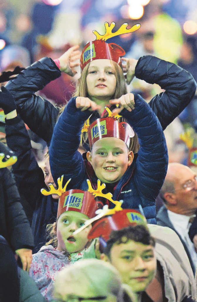 City sparkles in festive light switch-on