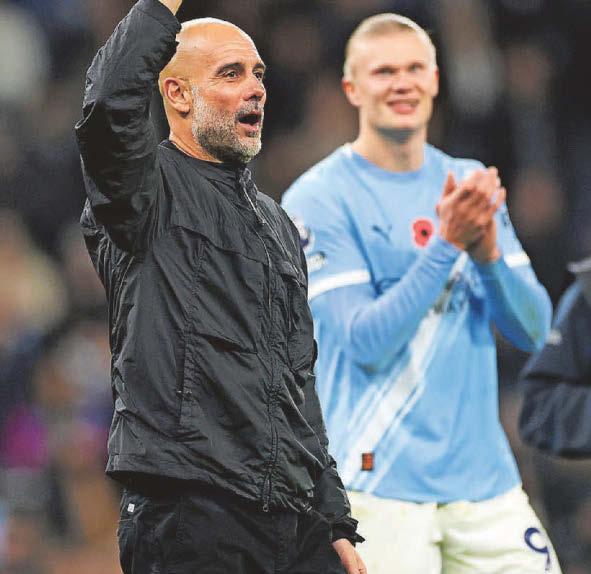 Red alert as City blow champions away in Pep's 1,000th match
