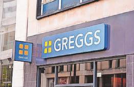 Christmas card range from Greggs has a twist