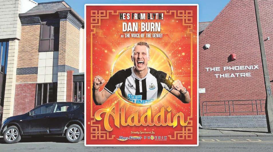 Big Dan Burn’s starring role in town’s panto