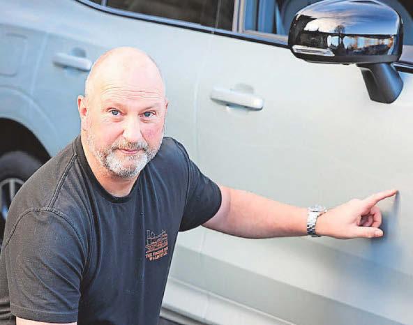 Landlord's anger as car is keyed by Spurs fans