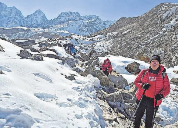 Nurses in Everest trek help raise £65k for charity