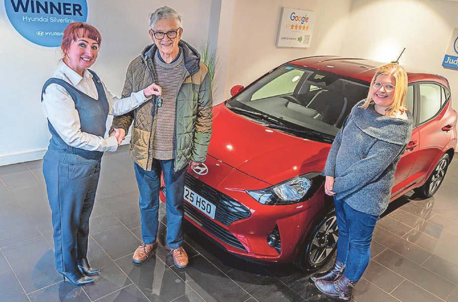 Charity supporter wins new car in Christmas raffle