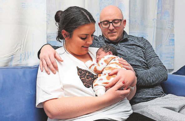 New life made New Year's Day extra special