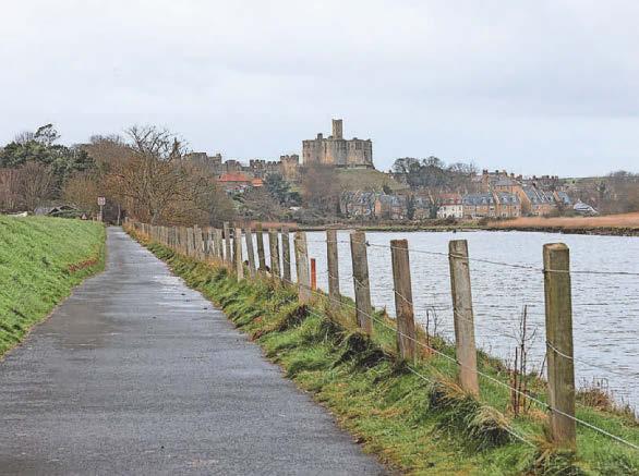 Travellers enjoy the charms of riverside treasure