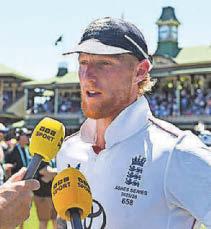 'Stokes will lead England to top'