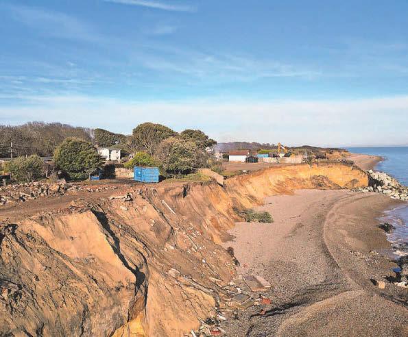 'Painful' loss for residents as coastal erosion claims more clifftop homes
