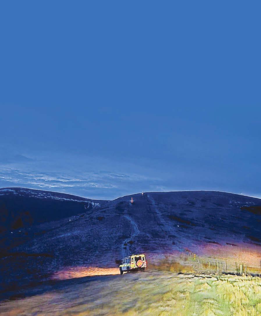 Mountain rescue teams work to save stricken endurance race competitor