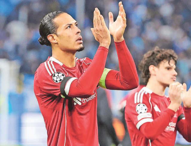 I see progress in Reds’ play, says Van Dijk