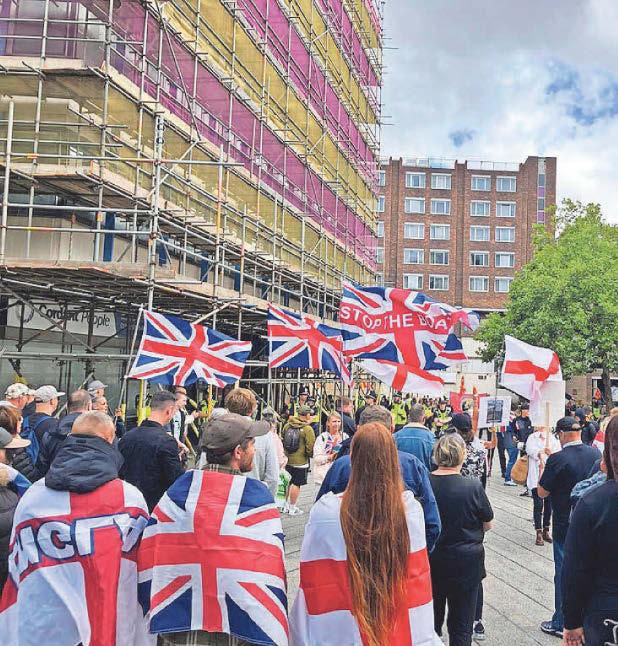 Man facing trial after protest over asylum hotels