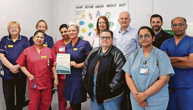Hospital unit gets credit for outstanding work