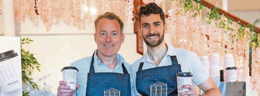 Furniture store partners with capital coffee brand