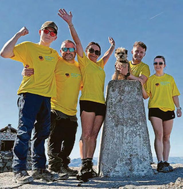 Maria's mountainous effort raises £11k for hospice funds