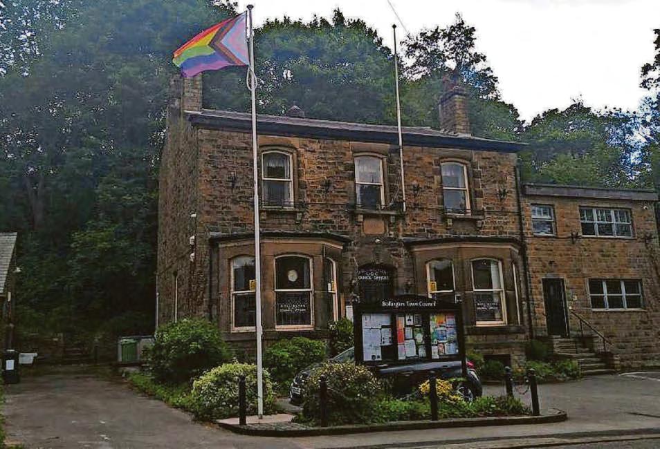 Town Council accused of 'anti-trans' stance after taking flag down