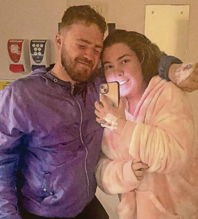 Devoted couple who stick together – even in hospital