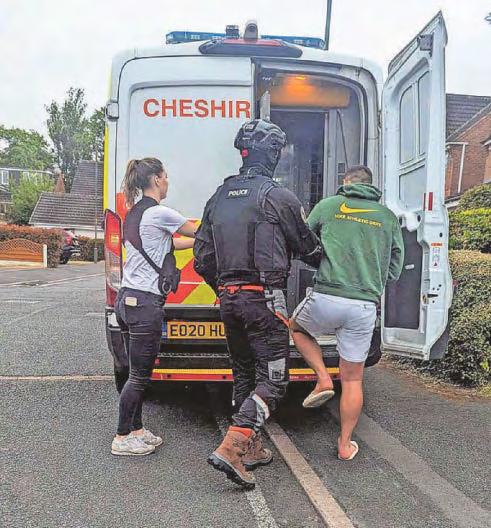 Handbags seized in police raids
