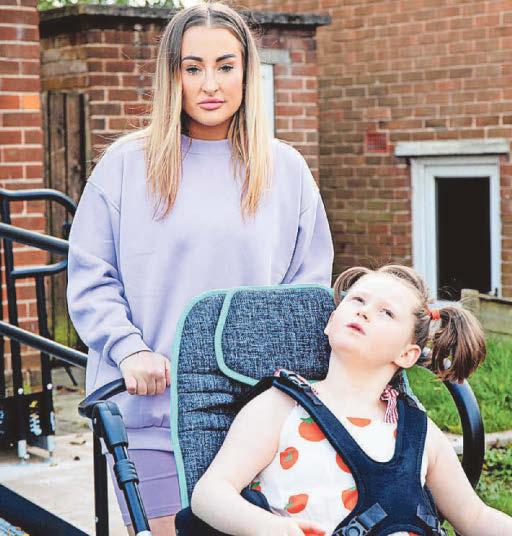 Terrified mum: ‘T could lose van I need for cerebal palsy daughter’