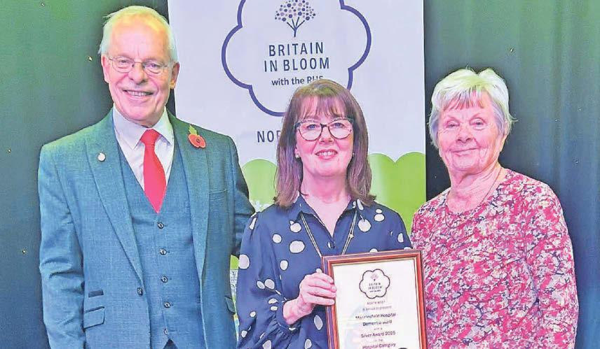 Silver success blooms in garden for hospital