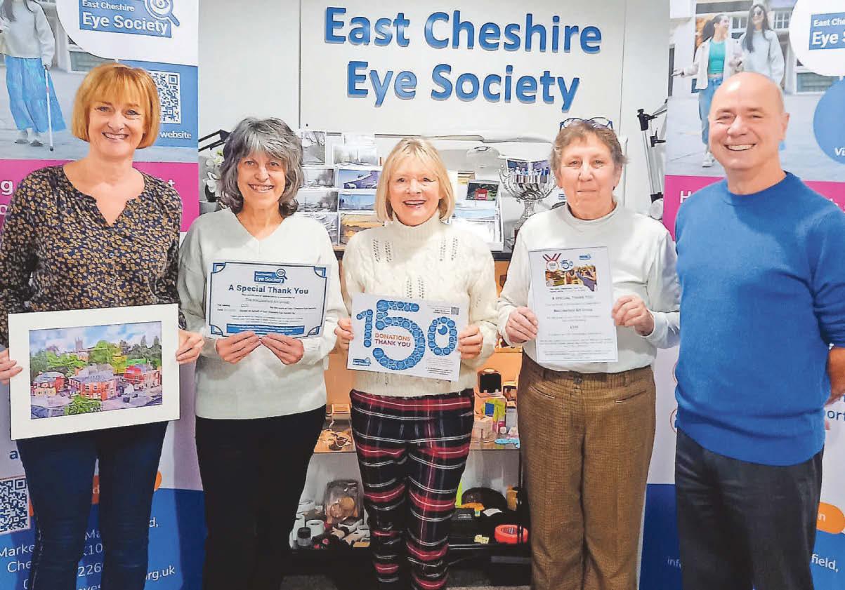 Art club helps out charities in raffle