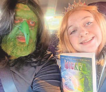 Dad and daughter book their place